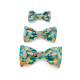 Organic Cotton Bow Tie with Leaves Print | Premium Quality