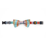 Organic Cotton Bow Tie with Multi-Stripe Print | Premium Quality