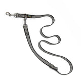 Infinity Collection Adjustable Leash Silver/Black