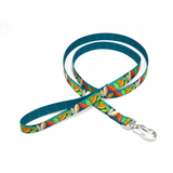 Multicolor Leaf Pattern Dog Collar