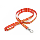 Eco-Artisan Recycled Plastic Dog Collar and Leash Pink Paints Pattern