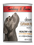 Dave's Grain Free Turkey and bacon 13.2oz, Dog Food - Green Paw Shop