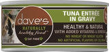 Daves Naturally Healthy Cat Food; Tuna Entree In Gravy 3 Oz (Case Of 12), Cat Food - Green Paw Shop