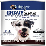 Dave's Dog Grain Free Gravylicious Chicken and Duck 12 Oz (Case Of 12)