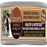 Dave's Cat Food Grain Free Shredded Chicken N Lamb 2.8 Oz (Case Of 24)