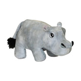 SnugArooz Hank the Hippo, grey hippo dog toy, Dog Toys - Green Paw Shop