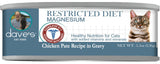 Dave's Cat Food Restricted Diet Magnesium Chicken 5.5 Oz (24 Cans)